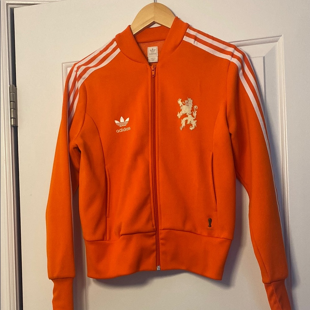 Adidas Orange Track Jacket